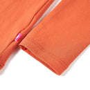 Langærmet T-shirt til børn str. 140 cm orange