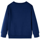 Sweatshirt til børn str. 140 marineblå