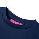 Sweatshirt til børn str. 140 marineblå