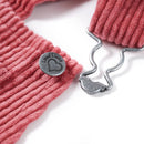 Kjole til børn str. 92 jernbanefløjl pink
