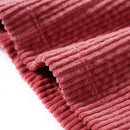 Kjole til børn str. 92 jernbanefløjl pink