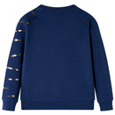 Sweatshirt til børn str. 104 marineblå