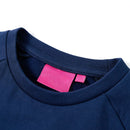 Sweatshirt til børn str. 128 marineblå