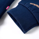 Sweatshirt til børn str. 128 marineblå
