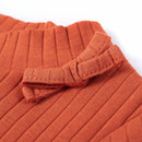 Langærmet T-shirt til børn str. 92 cm orange