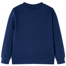 Sweatshirt til børn str. 116 marineblå