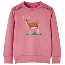 Sweatshirt til børn str. 140 pink