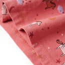 Langærmet pyjamas til børn str. 104 gammelrosa