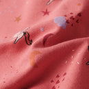 Langærmet pyjamas til børn str. 128 gammelrosa