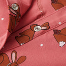 Onesie med hætte til børn str. 92 gammelrosa