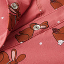 Onesie med hætte til børn str. 104 gammelrosa