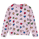Sweatshirt til børn str. 116 lyserød