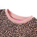 Sweatshirtkjole til børn str. 116 lyserød