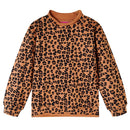 Sweatshirt til børn str. 92 cognacfarvet