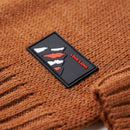 Sweater til børn str. 104 strikket cognacfarvet