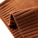 Sweater til børn str. 104 strikket cognacfarvet