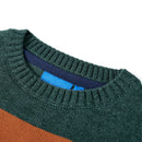 Sweater til børn str. 92 strikket flerfarvet