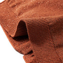 Strikket cardigan til børn str. 140 cognacfarvet