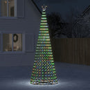 LED-juletræ 688 LED'er 300 cm farverigt lys