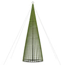 LED-juletræ 1544 LED'er 500 cm varmt hvidt lys