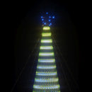 LED-juletræ 1544 LED'er 500 cm blåt lys