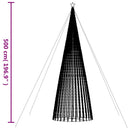 LED-juletræ 1544 LED'er 500 cm blåt lys
