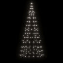 LED-juletræ 200 LED'er 180 cm koldt hvidt lys