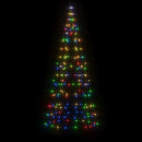 LED-juletræ 200 LED'er 180 cm flerfarvet lys