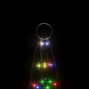 LED-juletræ 200 LED'er 180 cm flerfarvet lys