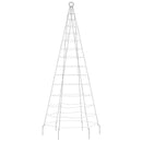 LED-juletræ 200 LED'er 180 cm blåt lys