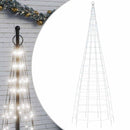 LED-juletræ 550 LED'er 300 cm koldt hvidt lys