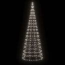 LED-juletræ 550 LED'er 300 cm koldt hvidt lys
