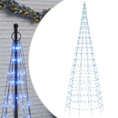 LED-juletræ 550 LED'er 300 cm blåt lys