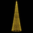LED-juletræ 1534 LED'er 500 cm varmt hvidt lys