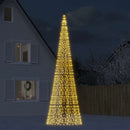 LED-juletræ 1534 LED'er 500 cm varmt hvidt lys