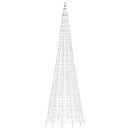 LED-juletræ 1534 LED'er 500 cm koldt hvidt lys