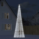 LED-juletræ 1534 LED'er 500 cm koldt hvidt lys