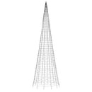 LED-juletræ 1534 LED'er 500 cm blåt lys