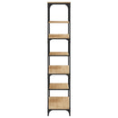 bogreol 81x36x176 cm konstrueret træ sonoma-eg
