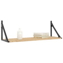 væghylder 2 stk. Sonoma eg 80x25x25,5 cm konstrueret træ