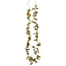blomsterguirlander 6 stk. 215 cm vinrød