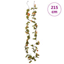 blomsterguirlander 6 stk. 215 cm vinrød