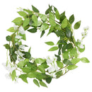 blomsterguirlander 6 stk. 200 cm hvid