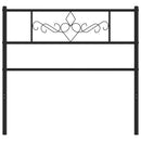 udskiftningsgavl 75 cm metal sort