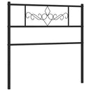 udskiftningsgavl 75 cm metal sort