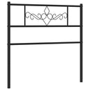 udskiftningsgavl 100 cm metal sort