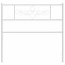 udskiftningsgavl 75 cm metal hvid