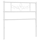 udskiftningsgavl 100 cm metal hvid