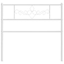 udskiftningsgavl 107 cm metal hvid