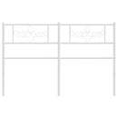 udskiftningsgavl 120 cm metal hvid